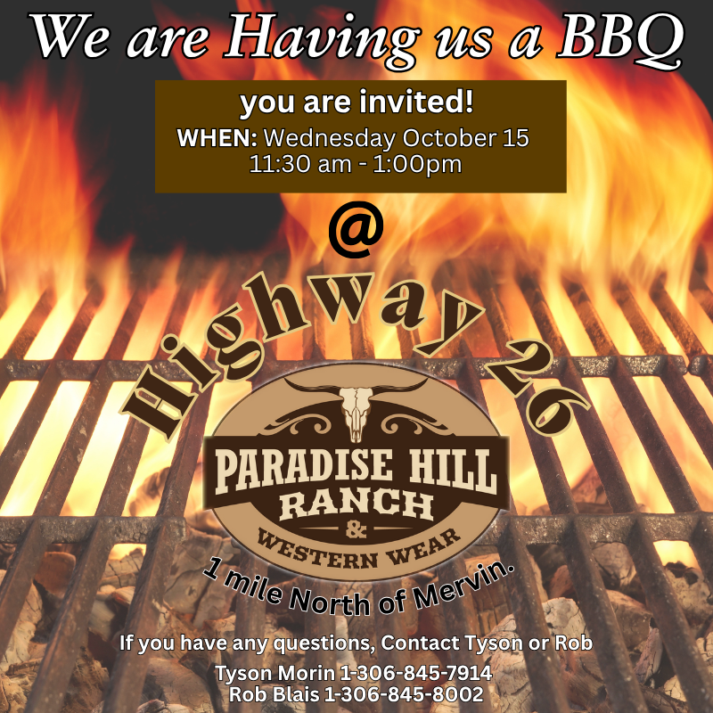 We are Having a BBQ!