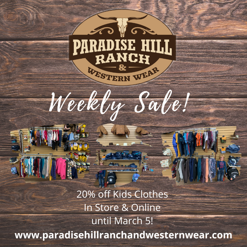 🎉Weekly Sale 🎉 Paradise Hill Ranch and Western Wear