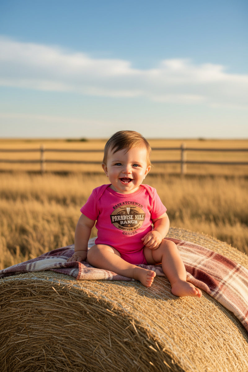 CLRS4424 (SIZE 12 MONTHS) Paradise Hill Ranch & Western Wear- Onesie