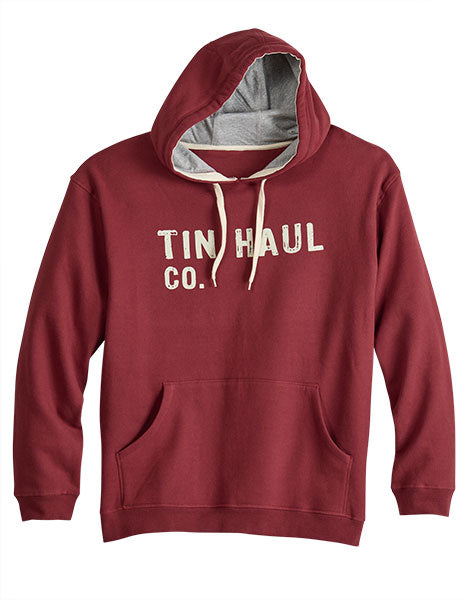 CL10-097-0300-0919 Tin Haul Hoodie - Burgundy w/Logo