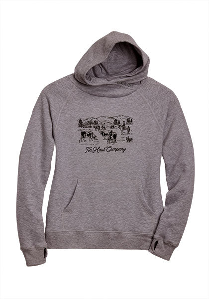 CL10-098-0300-0806- Ladies Tinhaul Hoodie w/ Prairie Screen- GREY