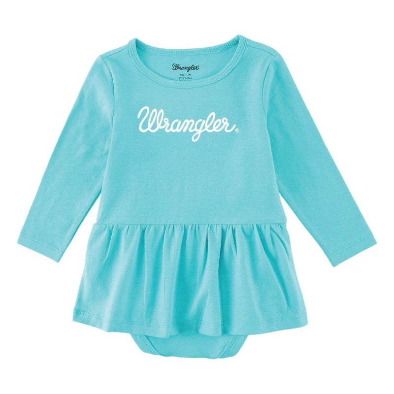 CL112338973-Baby Girl's Wrangler Onesie - Teal