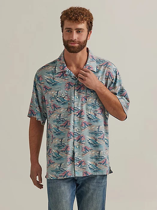 CL112344427 Mens Wrangler S/S Surfing Cowboy