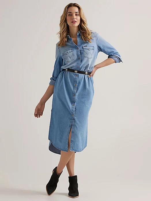 CL112344864 Wrangler Ladies L/S Denim Dress