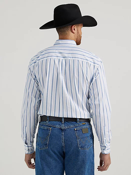 CL112344872 Mens Wrangler L/S Snap Plaid Easy Care