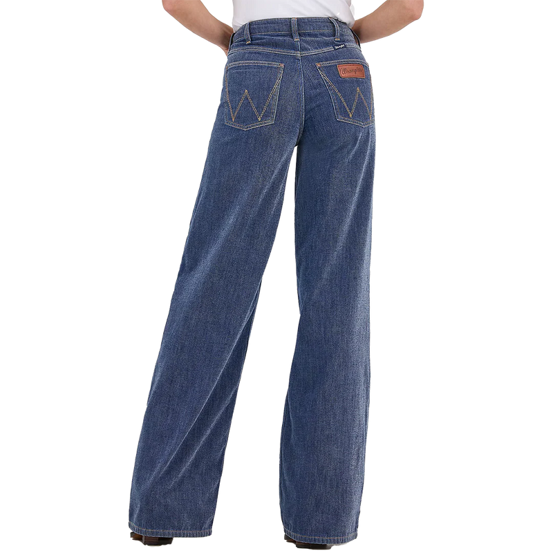CL112371956 Wrangler Ladies Jeans High Rise Wide Leg