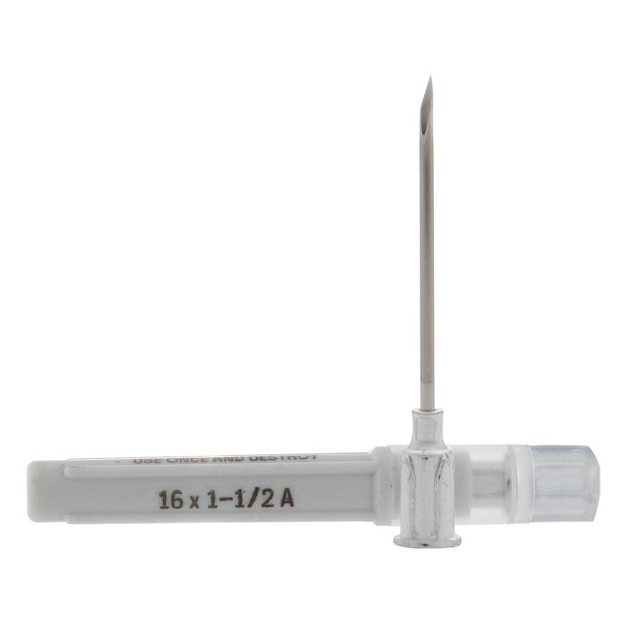 AC034-120 Needle POLY Hub 16g x 1/2"