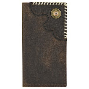 BG2172767W9 Justin Men's Rodeo Wallet- 12 Gauge Concho