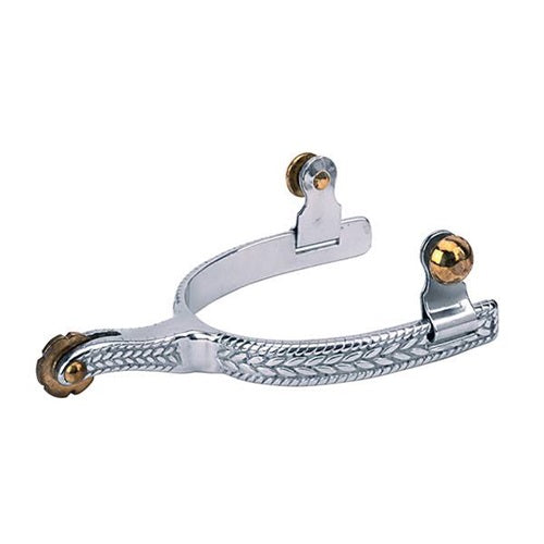 TK25-8500 Spurs Men's 2" Shank Stainless Steel