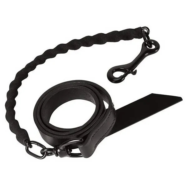 AC80-1053 Show Halter Lead Sure Hand Reg Blk Chain Brahma Webb