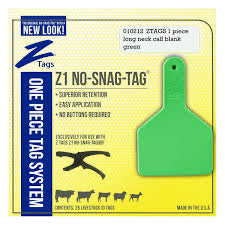 ACNZCALFLN-Lng Neck-Green New Z Calf Size Tags 25's