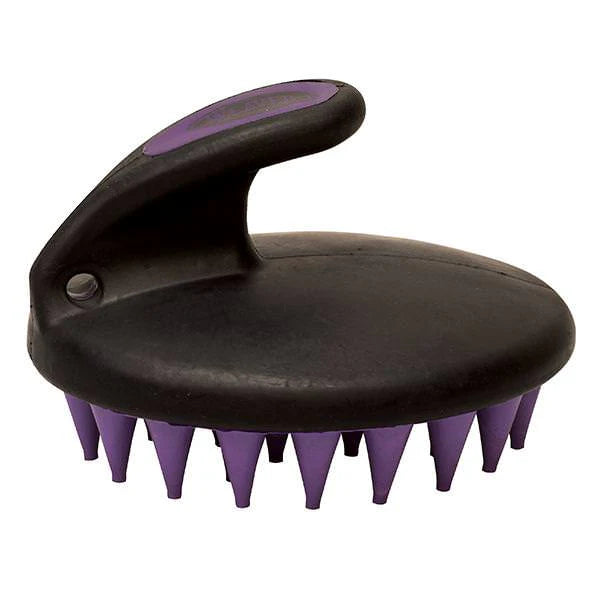 AC65-2058--PURP-BLK Weaver Curry Brush