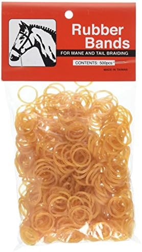 TK374480--Chestnut Braiding Bands Rubber for Mane/Tail