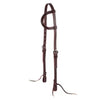 TK10-0072-ST Headstall Sliding Ear 5/8"Burgandy Latigo Leather