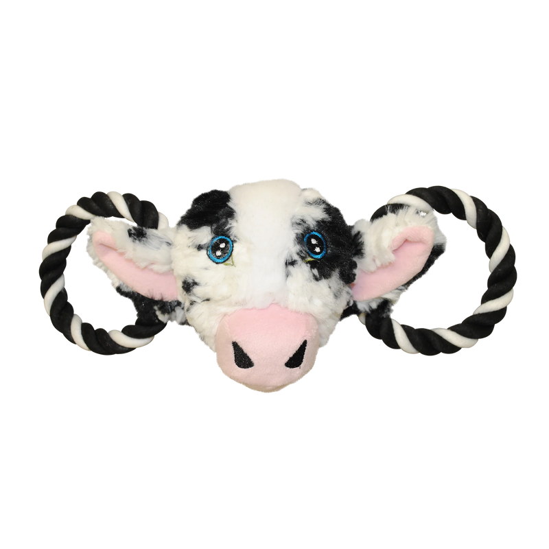 PSTHPJTA83 Dog Toy Jolly Tug-A-Mal Cow- Medium