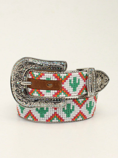 CLD13003197-Belt Girls beaded Cactus