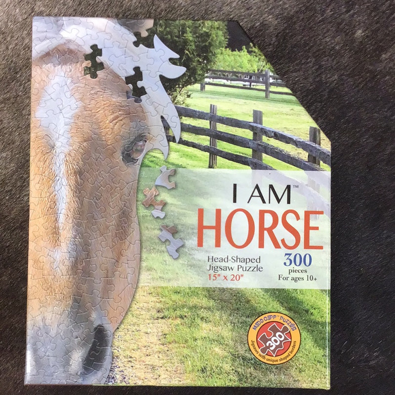 BGM-31805 Head Shaped Puzzle 300pc- "Horse"