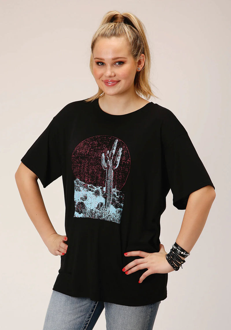 CL03-039-0513-6120 Ladies S/S Shirt "Cactus Print"