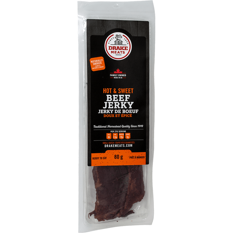 BG801515 Drake Meats - Hot & Spicy Beef Jerky 80g