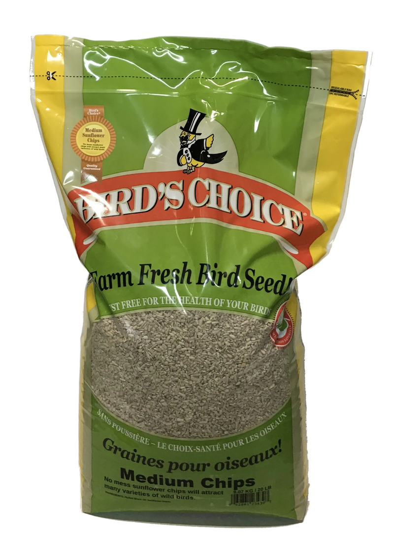 FSSUNFLOWERCHIPS-20 Bird Seed-Sunflower Chips Medium 20 lb Hulled