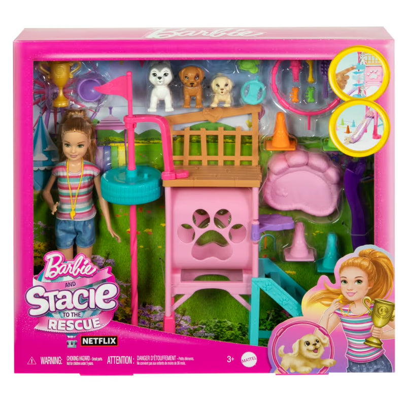 BGMATLHRM10 Barbie - Stacies Puppy Playground Set