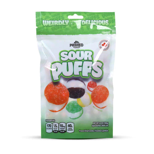 BGPW10236 Primed Warrier - Sour Puffs Freeze Dried - 100g