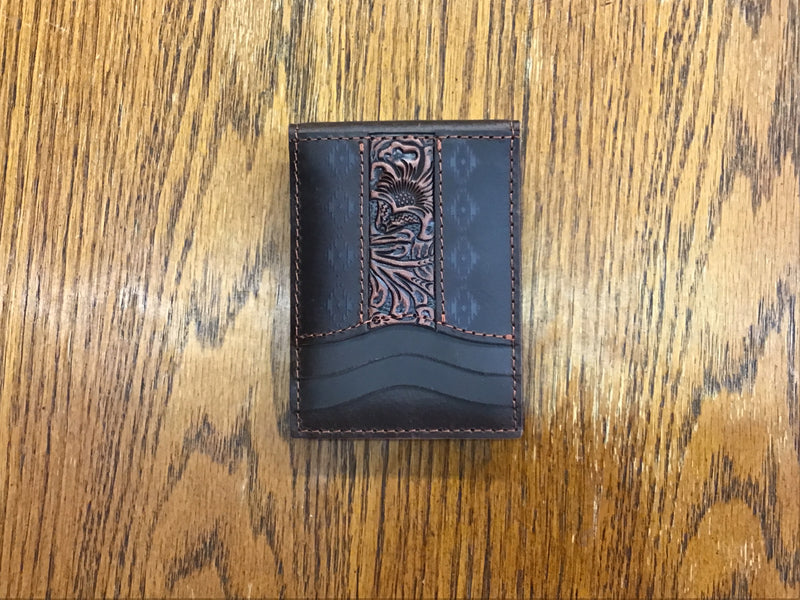BG23225880M3 Bifold Wallet w/ Money Clip and Outside Card Slots