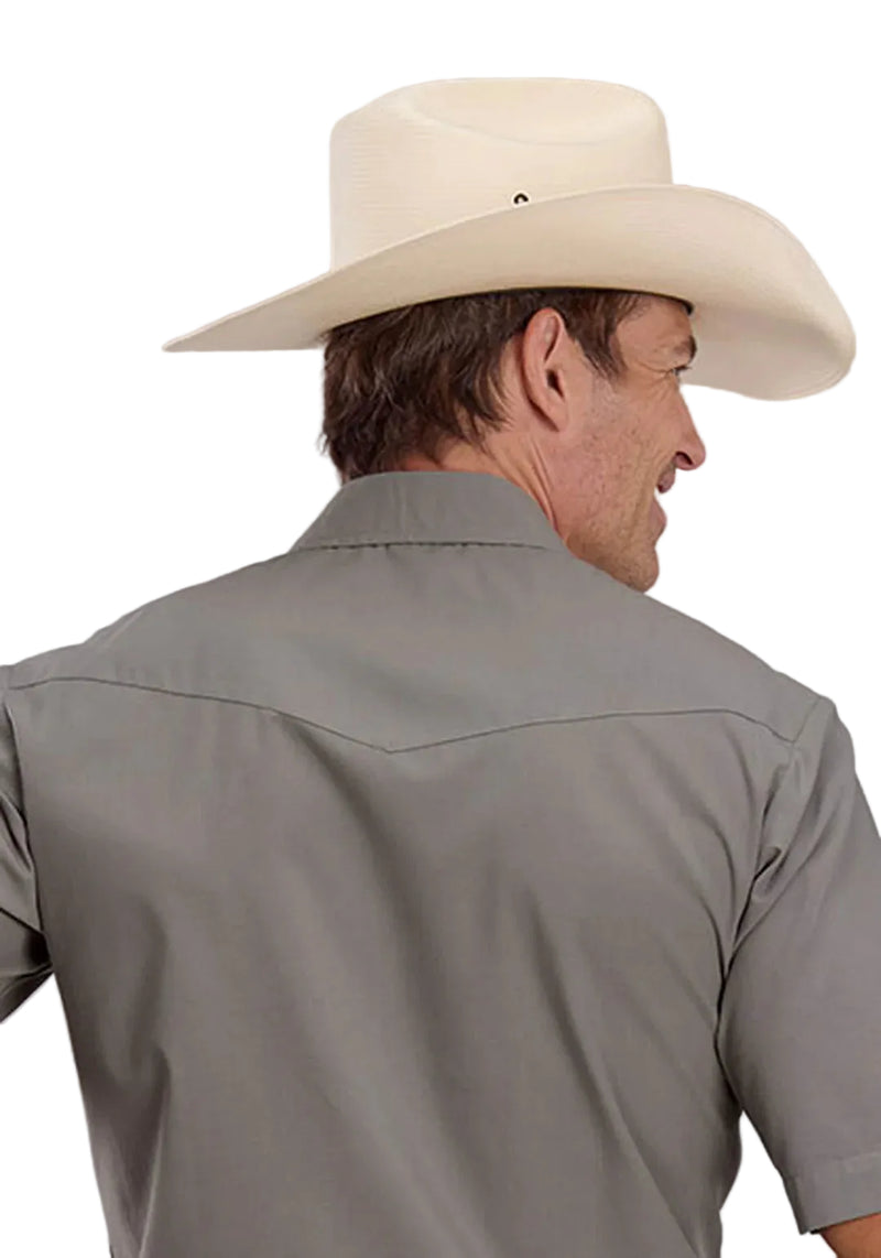 CL01-001-0025-0440 Men's L/S Shirt Roper - Lt Smoke