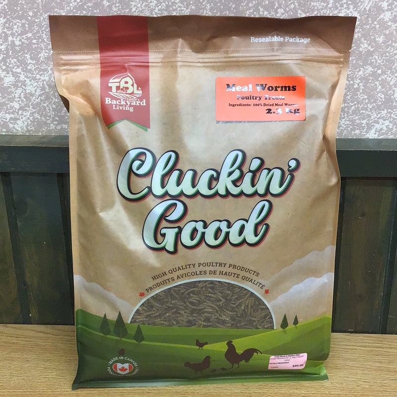PSTBLCGBMW003 Dried Mealworms- 2.3kg Cluckin' Good