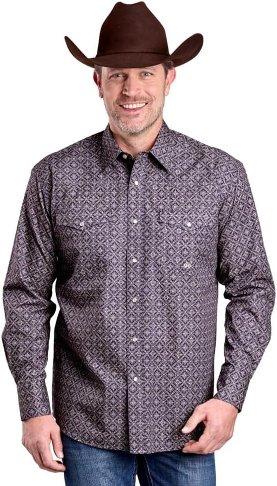 CL03-001-0225-6028 Men's Roper Flourad L/S Shirt