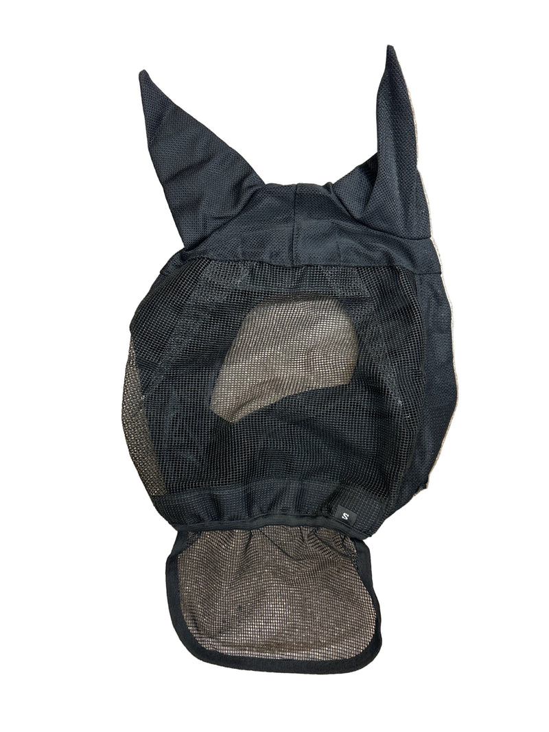 TKFM3025-S-Black Fly Mask Nylon with Netting