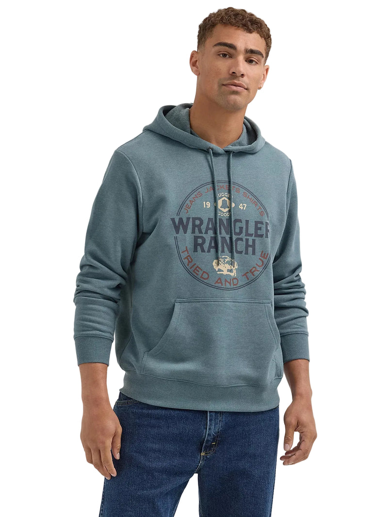CL112354257 Men's Wrangler Hoodie Wrangler Ranch w/Buffalo