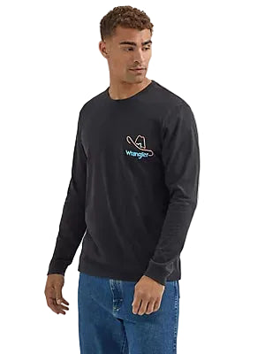 CL112354221 Wrangler Mens Long Sleeve Neon Retro