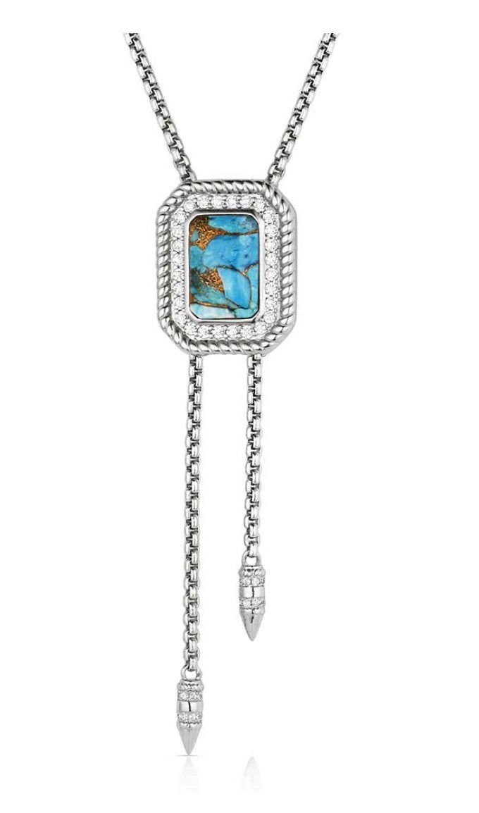BGNC6407 Necklace - Turquiose Glam