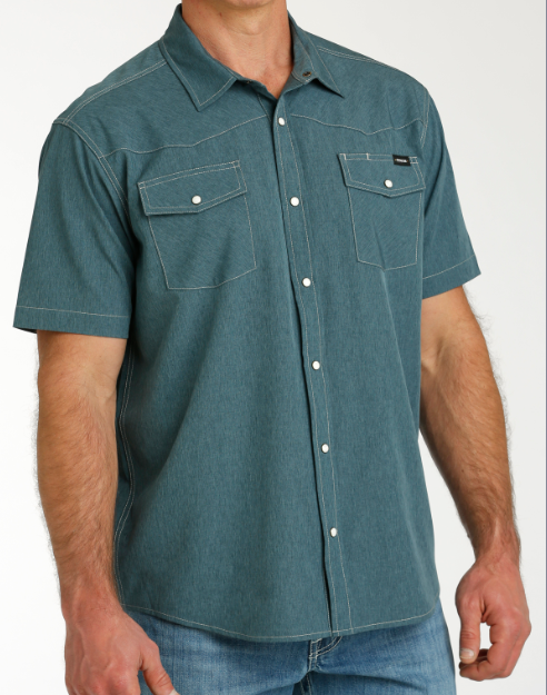 CLMTW1402001 Mens Cinch S/S Camp Shirt