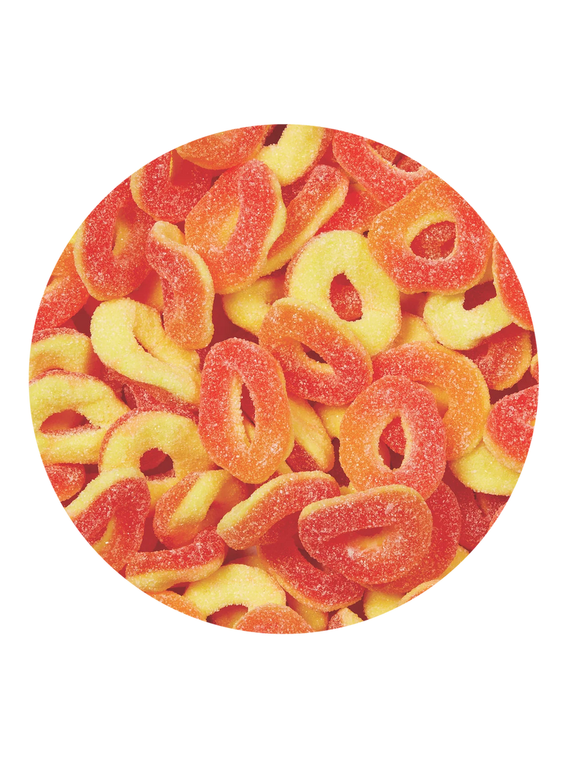 BG804248 Ultimate Gourmet - Peach Rings - 150g