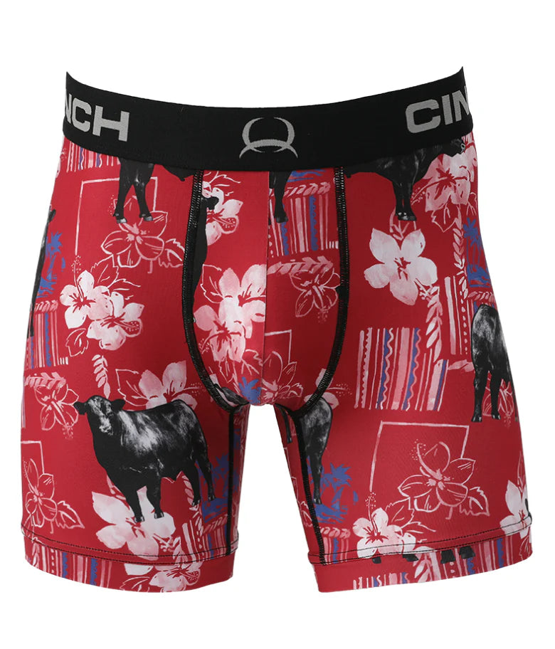 CLMXY6002033-L Cinch Men's 6" Boxer Briefs -Angus