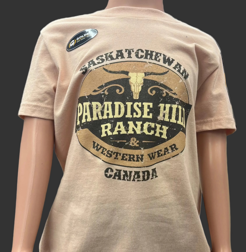 CLBC3001 (SIZE MEDIUM) Paradise Hill Ranch & Western Wear- Youth Tee