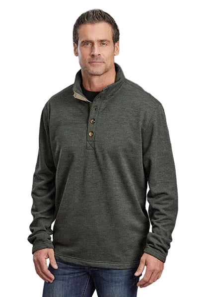 CL11-014-0120-6175GR-S Men's Stetson Bonded Knit Sweater - OLIVE