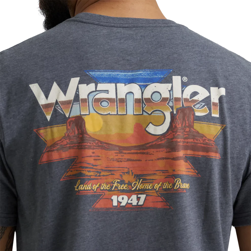 CL11236845 Wrangler Men's Tshirt- 1 Pocket Logo On Back