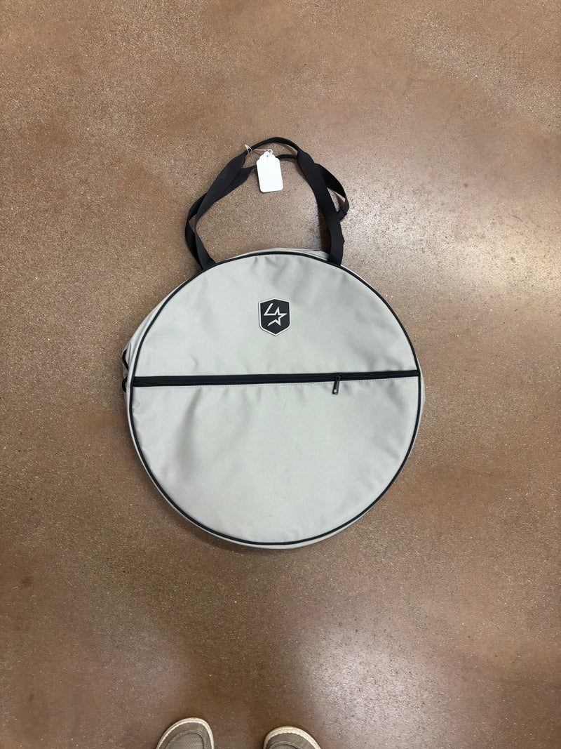 TK618524--Grey Rope Bag - Zipper Adjustable Strap
