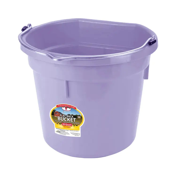 AC115-53-Lavender Bucket Flat Back 20 QT P20FB