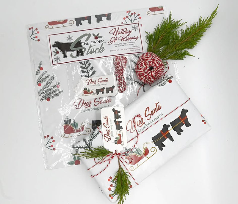 BGPAPERSTOCK--Dear San The Paper Stock " Holiday Gift Wrapping"