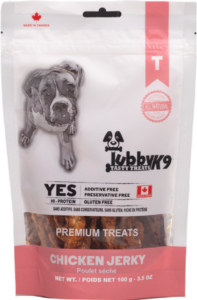 PS252-01026 TubbyK9 Tasty Treats - Chicken Jerky