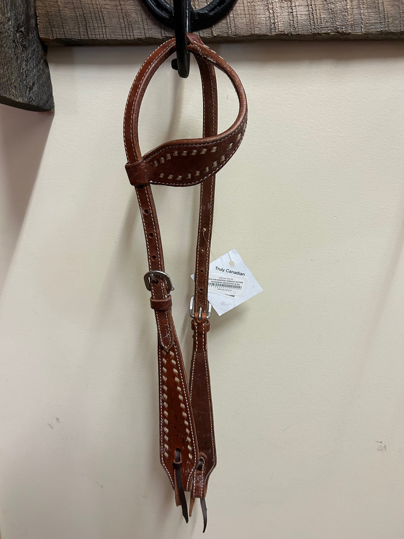 TKWB2266 Headstall 1 Ear w/ Buckstitch