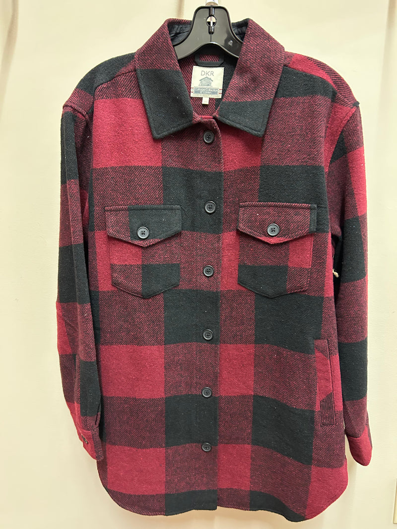 CLLJ-300BC DKR L/S Button Buffalo Check Shacket