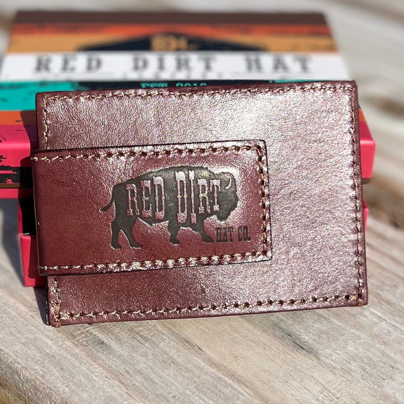 BG23111875M14 Mens Money Clip Wallet w/ Aztec