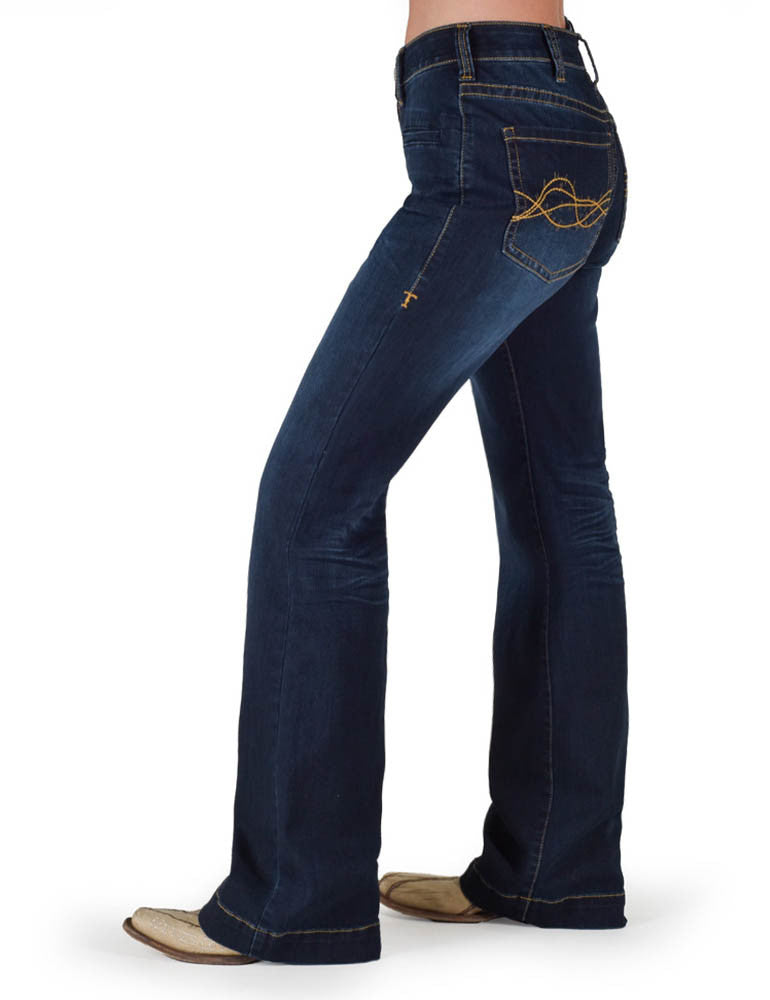CLJPLTNM Ladies Cowgirl Tuff "Platinum" Bootcut