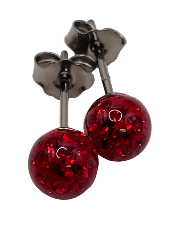 BGEAR - SIZE 6mm - Christinium Titanium Stud Earring