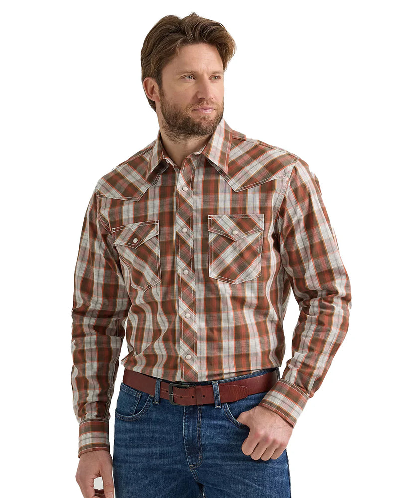 CL112352256 Wrangler Mens Shirt L/S Classic Fit 20X Snap
